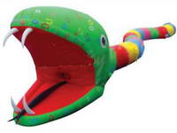 Big Head Inflatable Serpent Crawl Tunnel