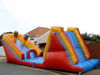 Multi Color Inflatable Titanic Slide