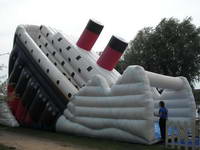 Inflatable Sinking Titanic Slide