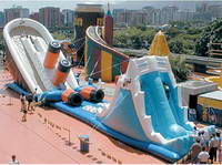 Outdoor Inflatable Titanic Theme Slide