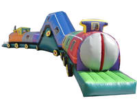 Chuggy Choo Choo Train Adventure Inflatable Tunnel