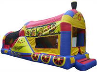 New Design Train Inflatable Slide for Wholesale