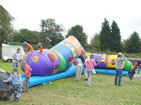 55 Foot Kiddies Inflatable Caterpillar Tunnel