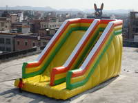 Inflatable Rabbit Slide With Single Lane