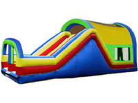 Inflatable Bouncy Castle With Dual Lane Slide