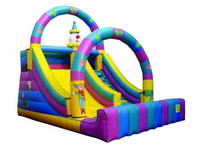 Funny Inflatable Clown Slide for Kids