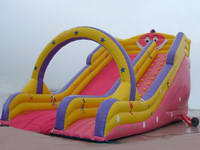 18ft Inflatable Simple Water Slide In Single Lane