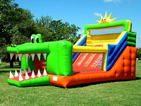 Alligator Combo Bounce House And Slide Combination