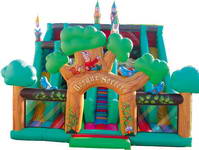 Indoor Inflatable Secret Forest Slide For Kids Party