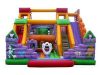 Giant Inflatable Maze Of Terror Slide