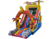 New Design Safari Park Inflatable Slide for Kids