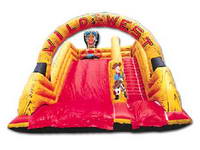 Inflatable Wild West Cowboy Theme Slide
