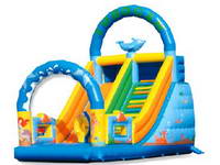 Inflatable Cartoon Theme Slide For Chidlren Party Hire