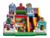 Attractive Spiderman Castle Inflatable Combo for Amusement Park