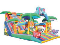 Tropical Rainforest National Park Inflatable Elephant Slide for Sale