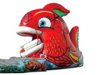 Attractive Snappy Fish Inflatable Slide for Rental