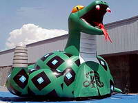 Customized Design Inflatable Snake Mascot Tunnel