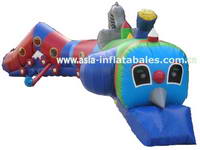 Hot Selling Choo Choo Inflatable Train Tunnel for Kids