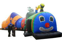 Commercial Grade Choo Choo Inflatable Train Tunnel for Sale