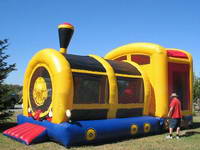 Custom Choo Choo Inflatable Train Combos for Rentals