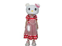 Hello Kitty Cartoon Character Mascot Costume for Sale