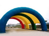 Colorful Inflatable Rainbow Shelter