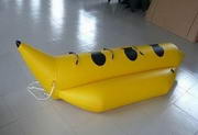 Single Tube Inflatable Banana Boat with 3 Seats for Aqua Water Park