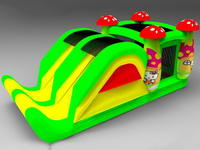 New Design Mushrooms Inflatable Bounce Slide Combo