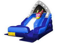 Inflatable Shark Escape Wet Slide