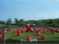 Inflatable Paintball bunkers