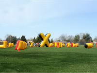 Inflatable Paintball bunkers