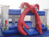 Custom Made Inflatable Lobster Jumping Bounce House