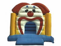 Inflatable Clown Face Bounce House