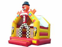 Carnival Clown Bounce House Inflatable Moonwalk
