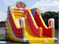 Giant Inflatable Clown Slide For Outdoor Children Games