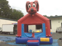 Inflatable Clifford the Red Dog Jumping Bouncer