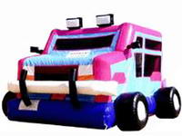 Inflatable Barbie Jeep Bouncer House