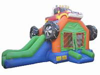 Best Seller Inflatable Monster Truck Bouncer Slide