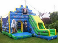 4 In 1 Harry Potter Inflatable Jumping Castle Combo
