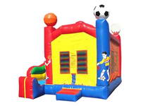 Inflatable Multiplay 4 In 1 Combo FootBall Sport Bounce House