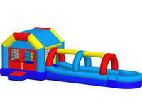 Inflatable 3 in 1 Slip N Slide with Bounce House Combo