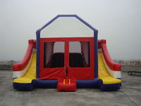 5 In 1 Dual Lane Module Bounce House Slide Combo