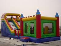 Composable Inflatable Bounce House Slide Combo