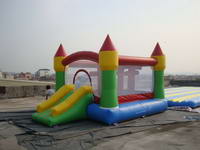 Good Painting Inflatable Bounce House with Slide Combo