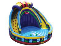 Inflatable Circular Water Slide for Amusement Park