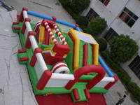 Good Quality Inflatable 3 in 1 Bouncer Castle Combo