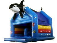 Inflatable Orca Bouncer Castle