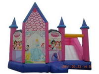 New 4 In 1 Princess Palace Inflatable Jumping Castle Combo