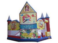 4 In 1 Disney Princess Palace Inflatable Castle Comobo