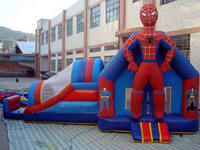 Inflatable Spiderman Bounce Slide Combo